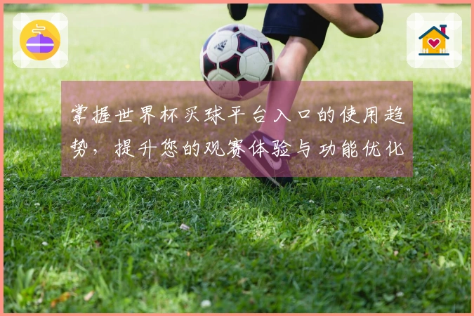 掌握世界杯买球平台入口的使用趋势，提升您的观赛体验与功能优化技巧