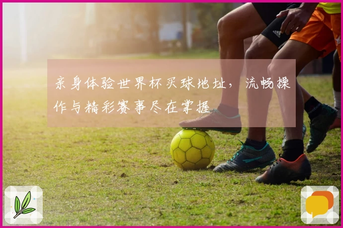 亲身体验世界杯买球地址，流畅操作与精彩赛事尽在掌握